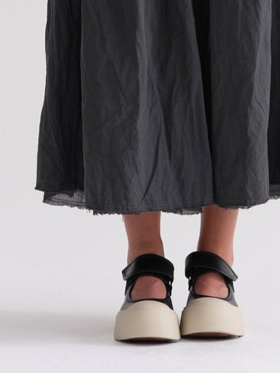 Crinkled Cotton Skirt