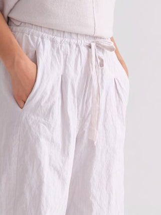Crinkled Cotton Pants