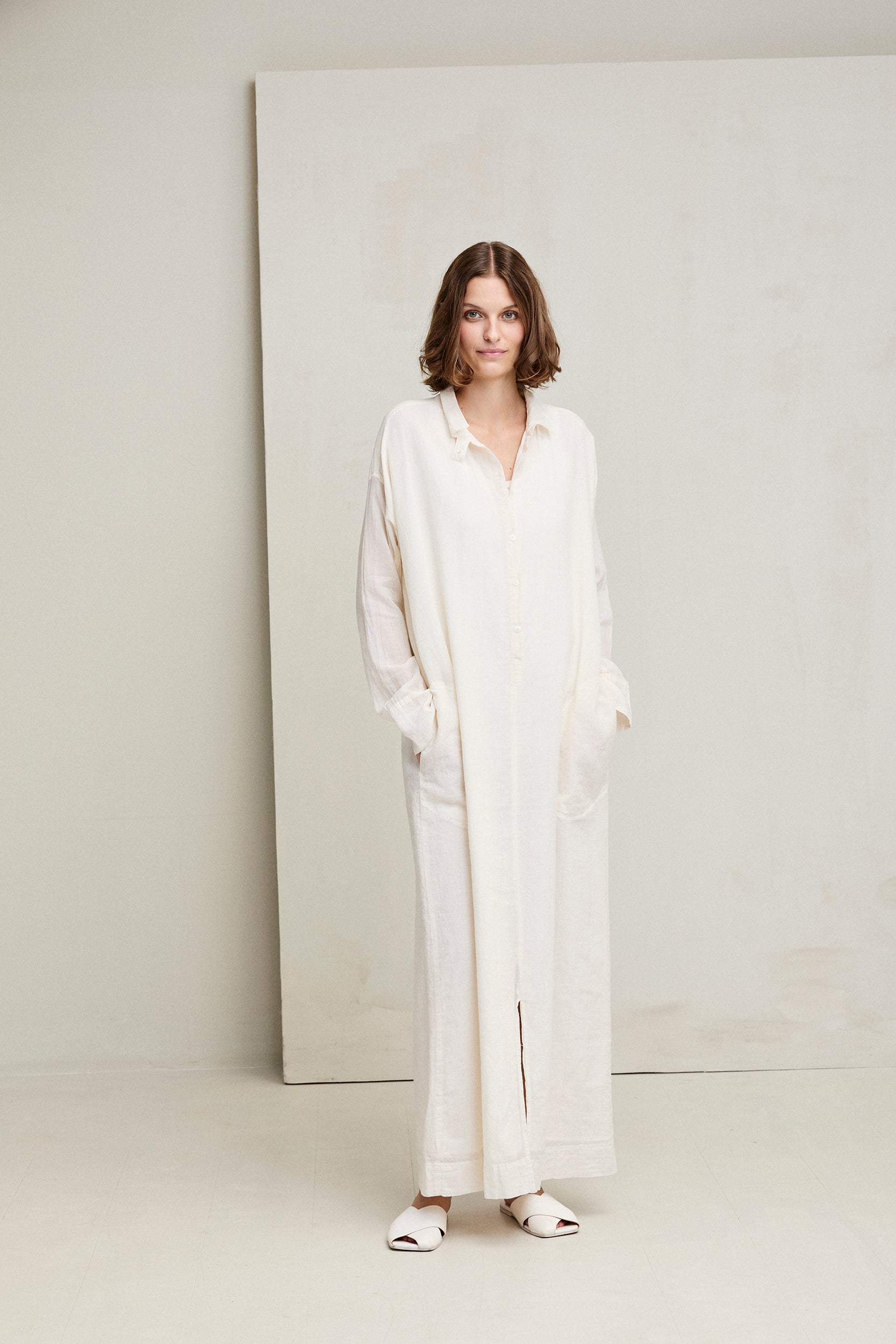 Voile Stripe Dress