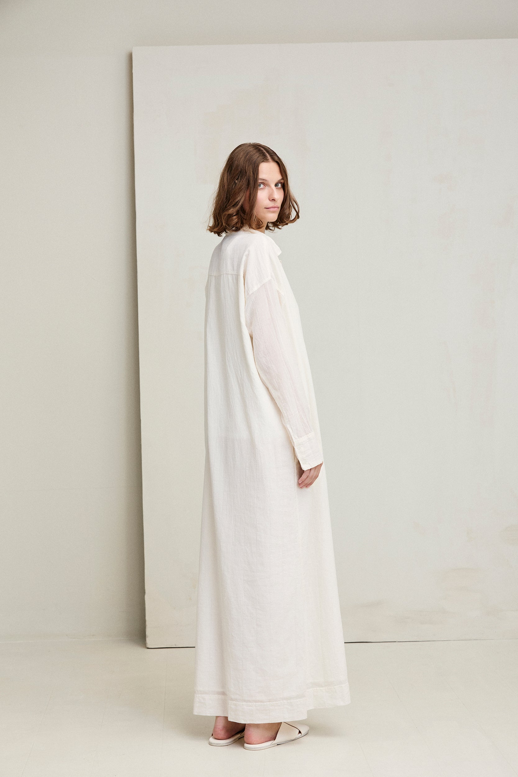 Voile Stripe Dress