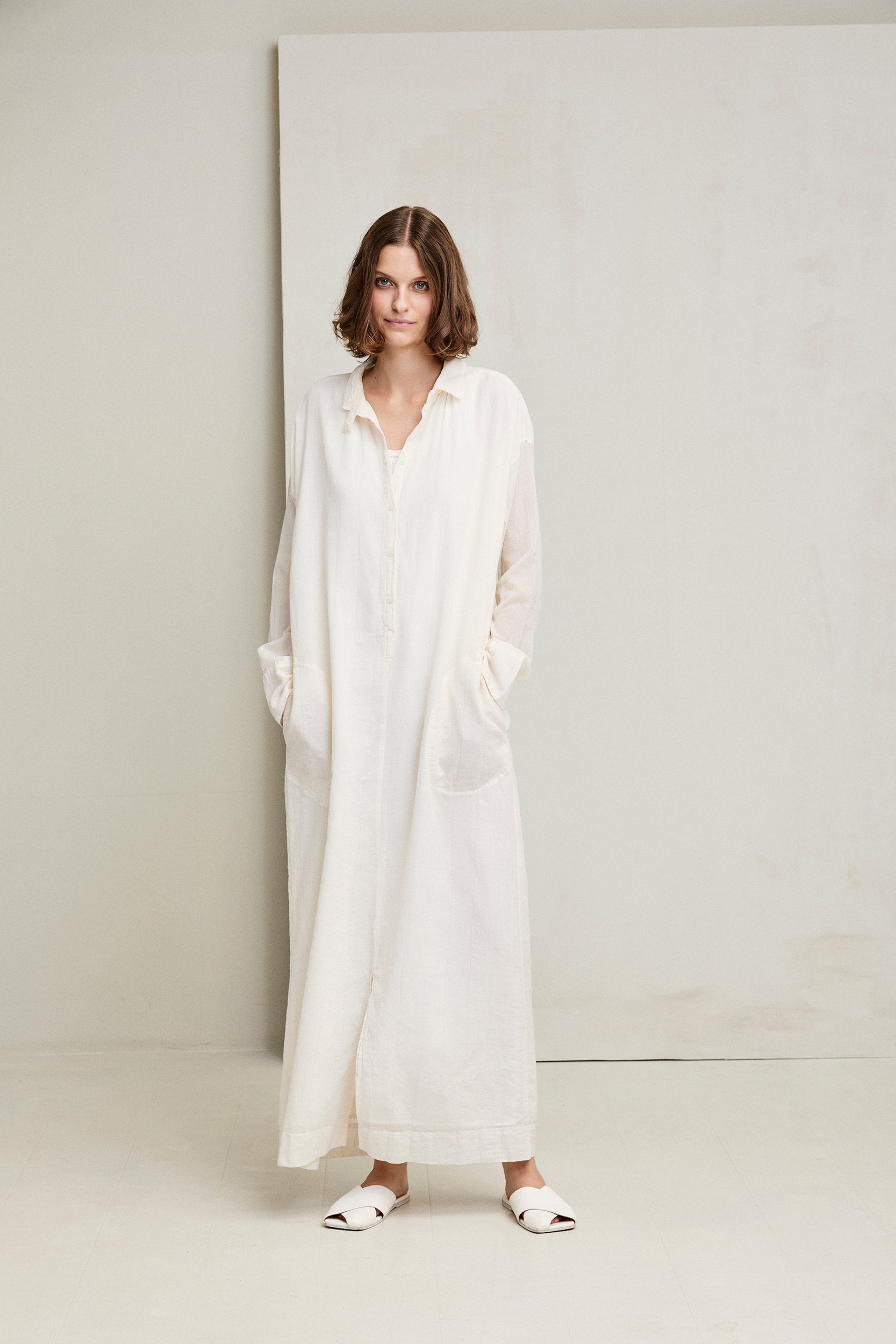 Voile Stripe Dress