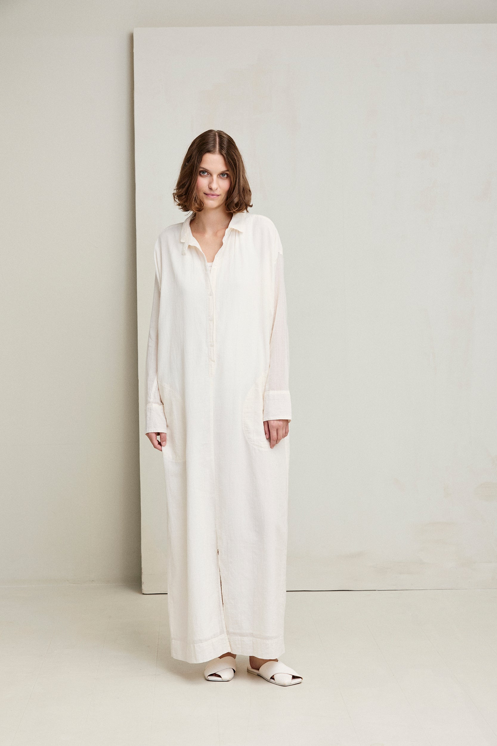 Voile Stripe Dress