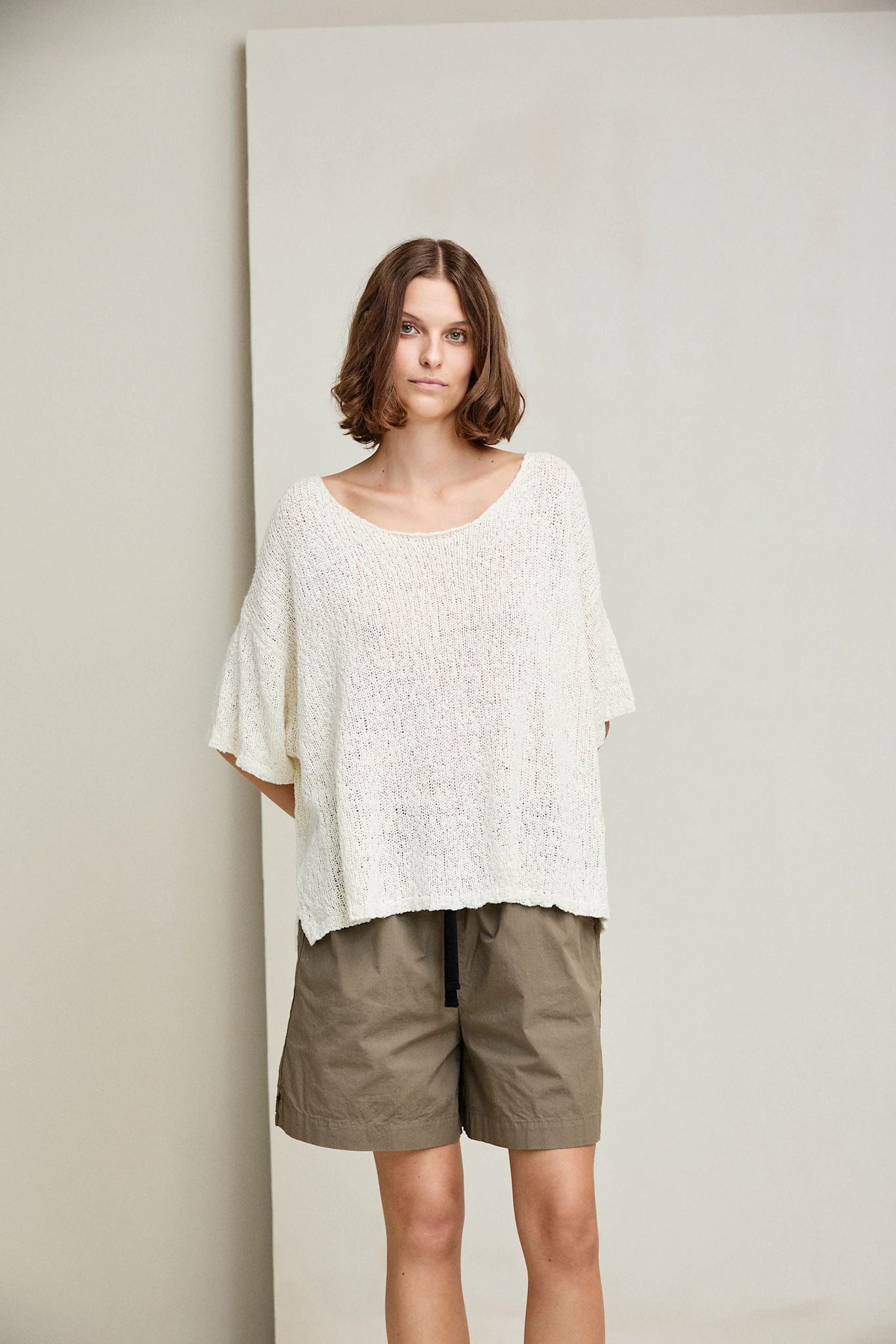 Cotton Linen Silk Tee