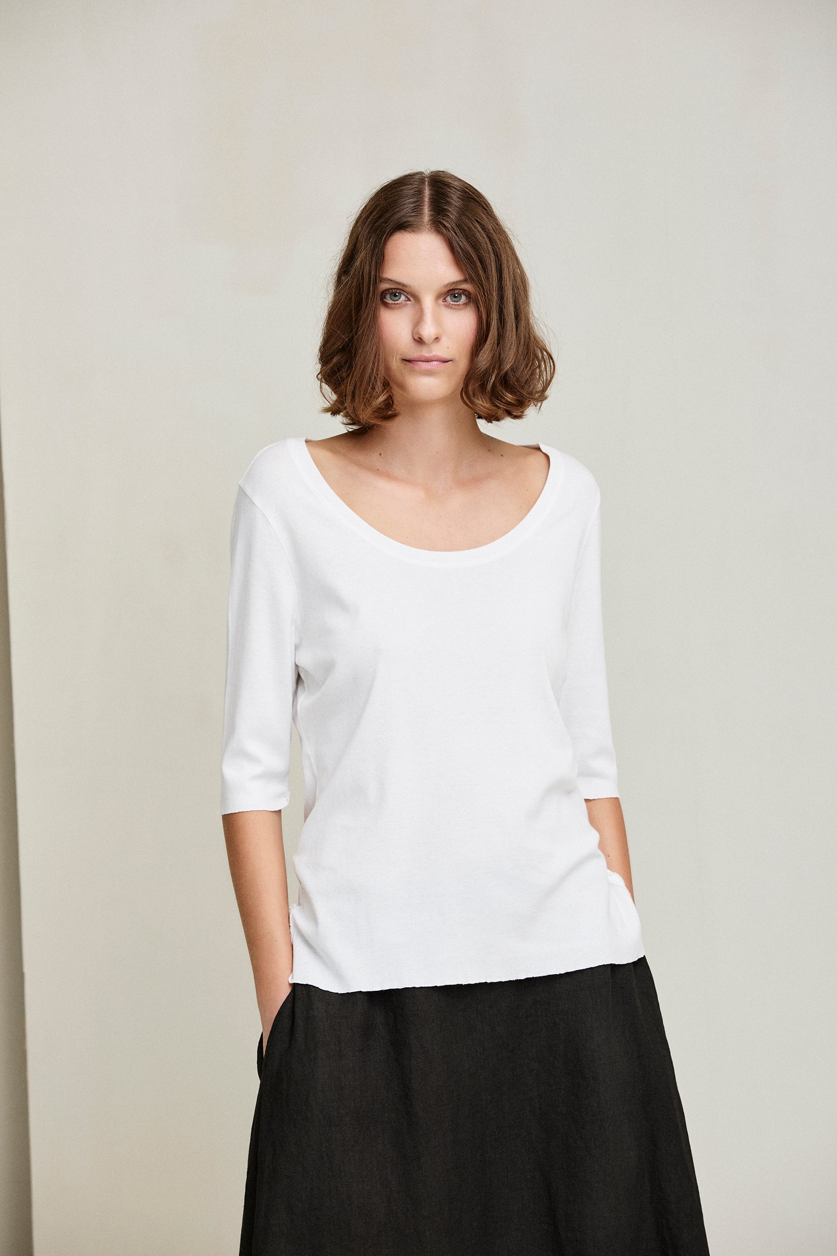 Cotton Rib T-shirt