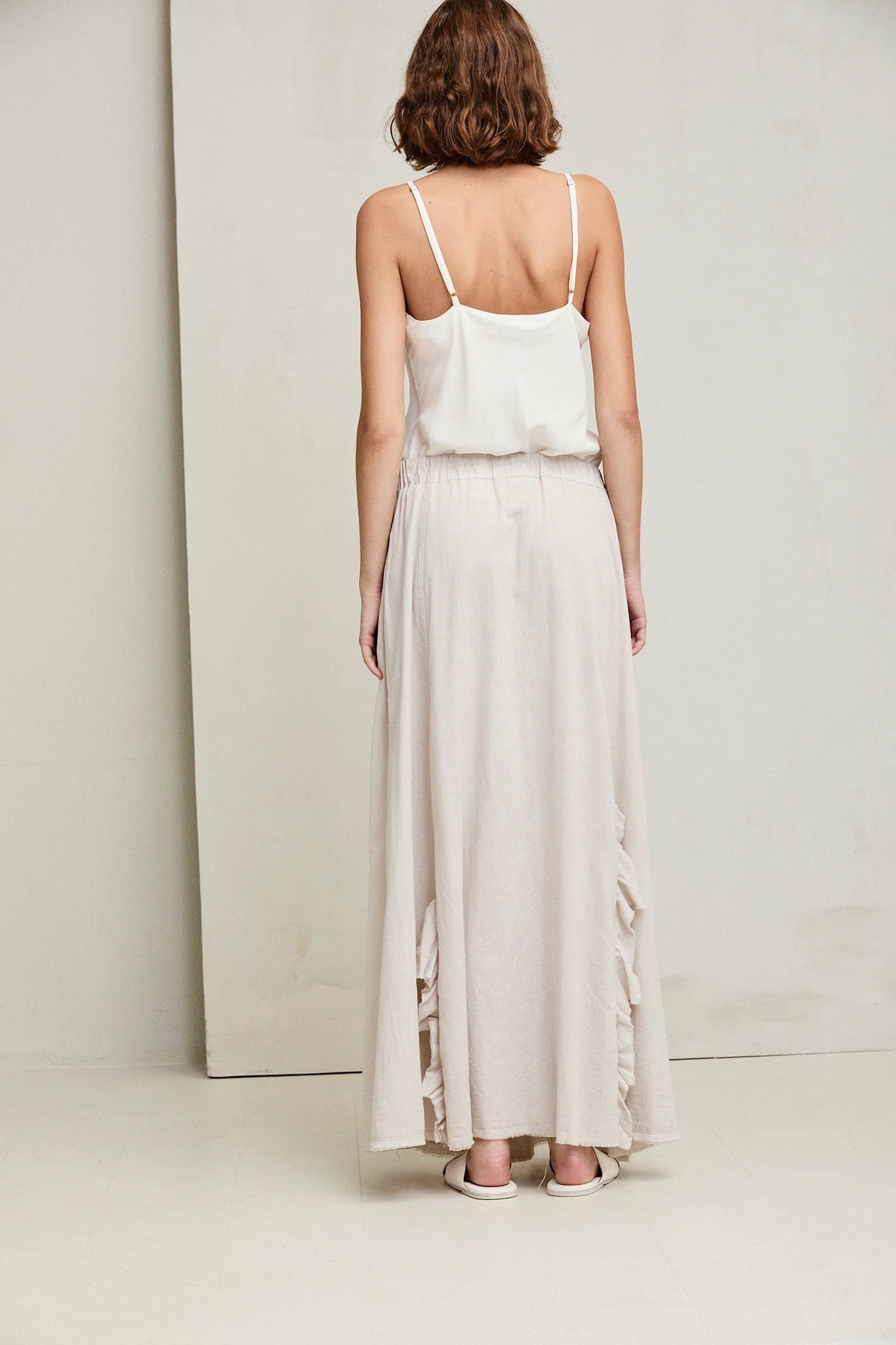 Silk Satin Strap Top