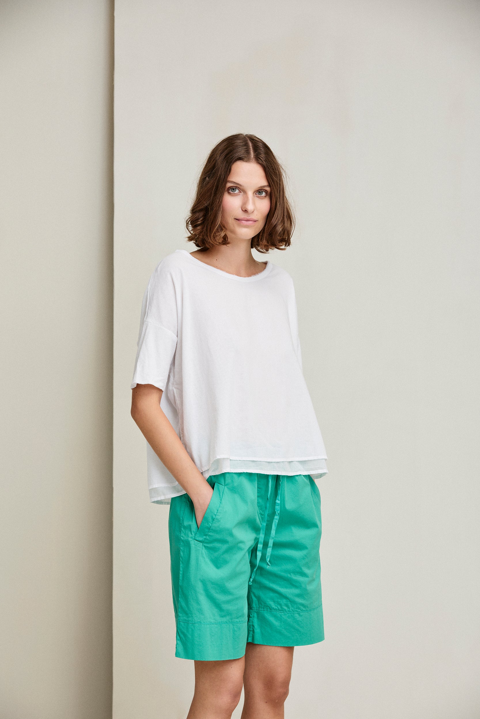 Basic Cotton Tie Short