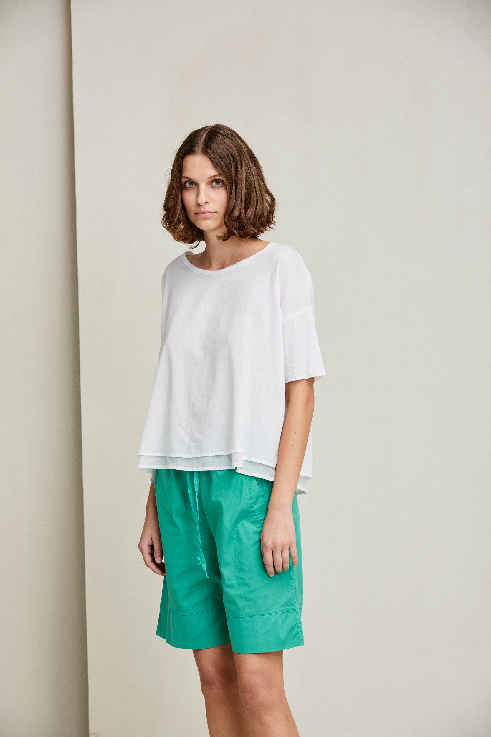 Basic Cotton Tie Short