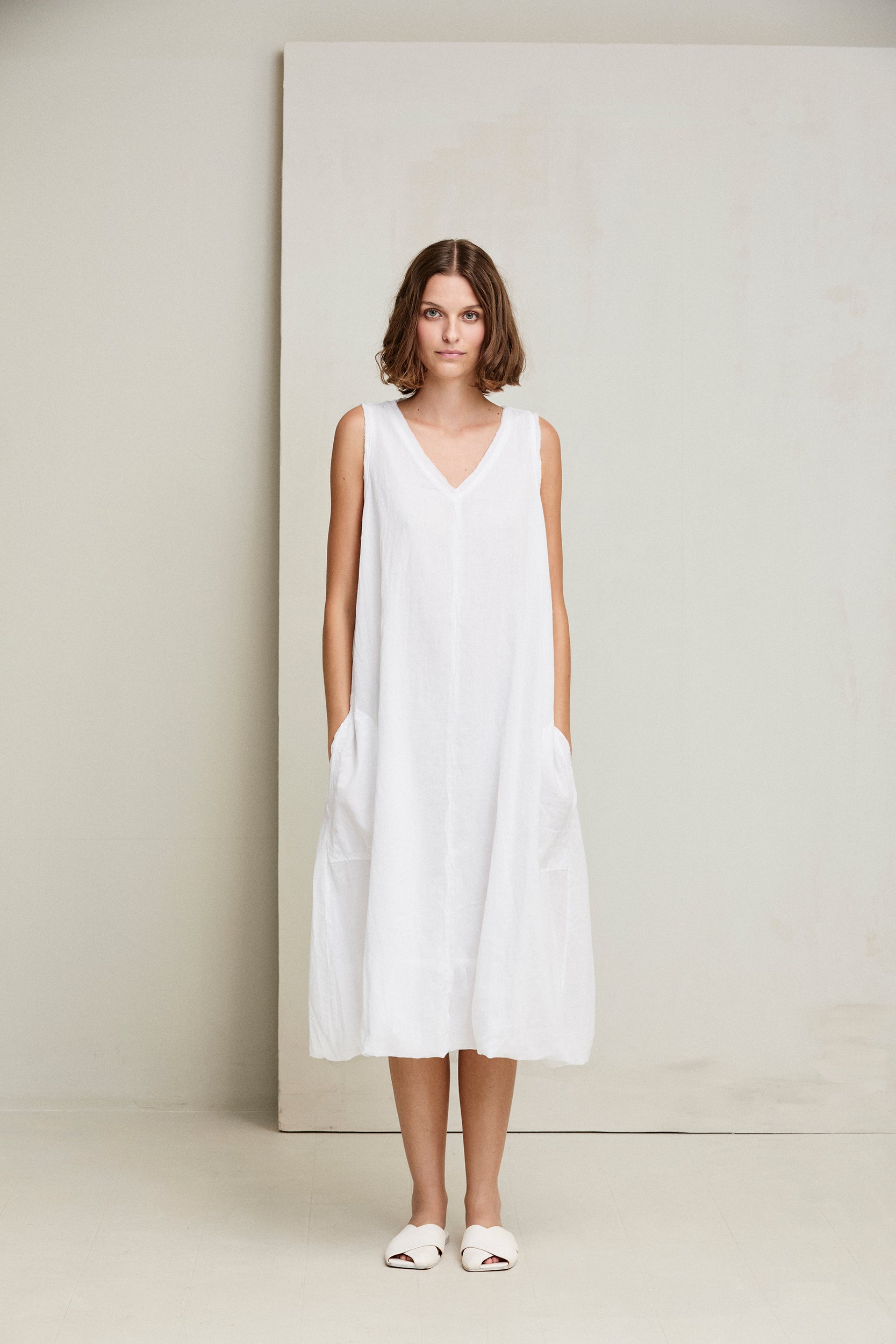 Cotton Voile Tulip Dress