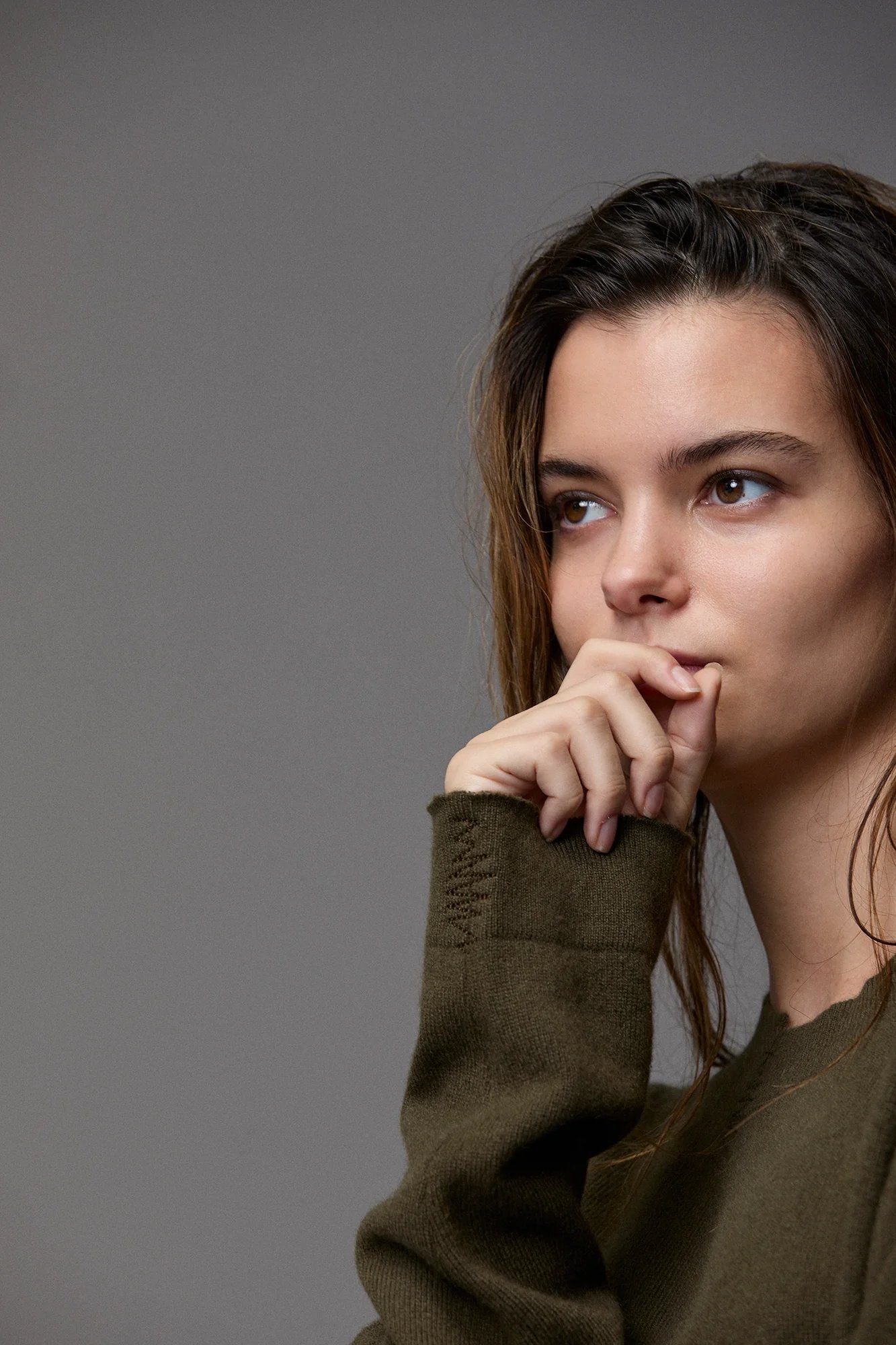 Cashmere Single Crew Neck