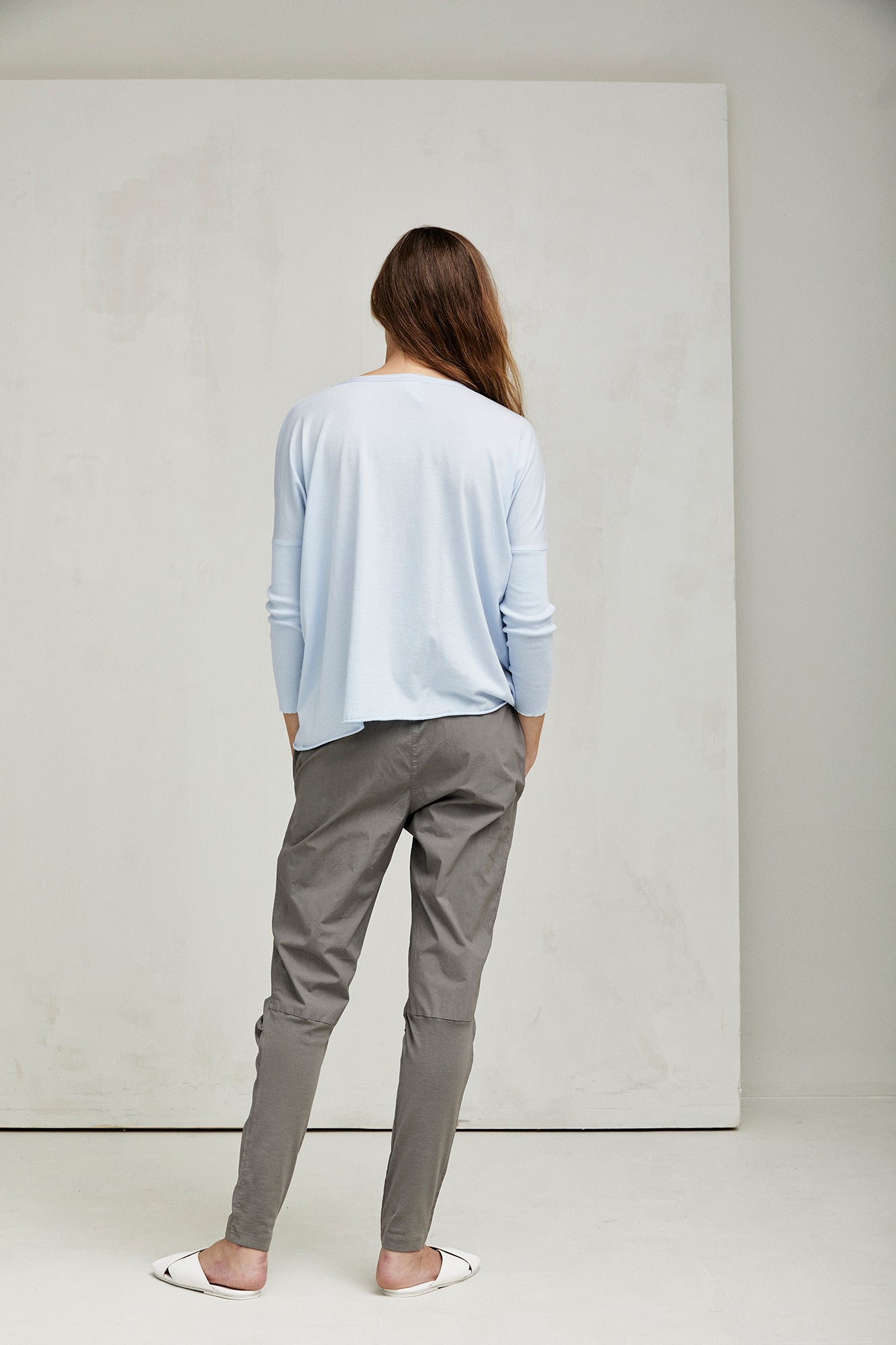 Cotton Tapered Pants