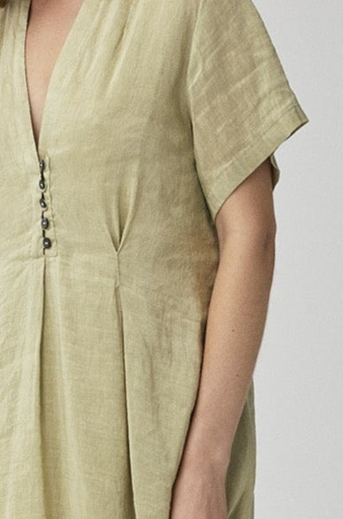 Linen Silk Dress