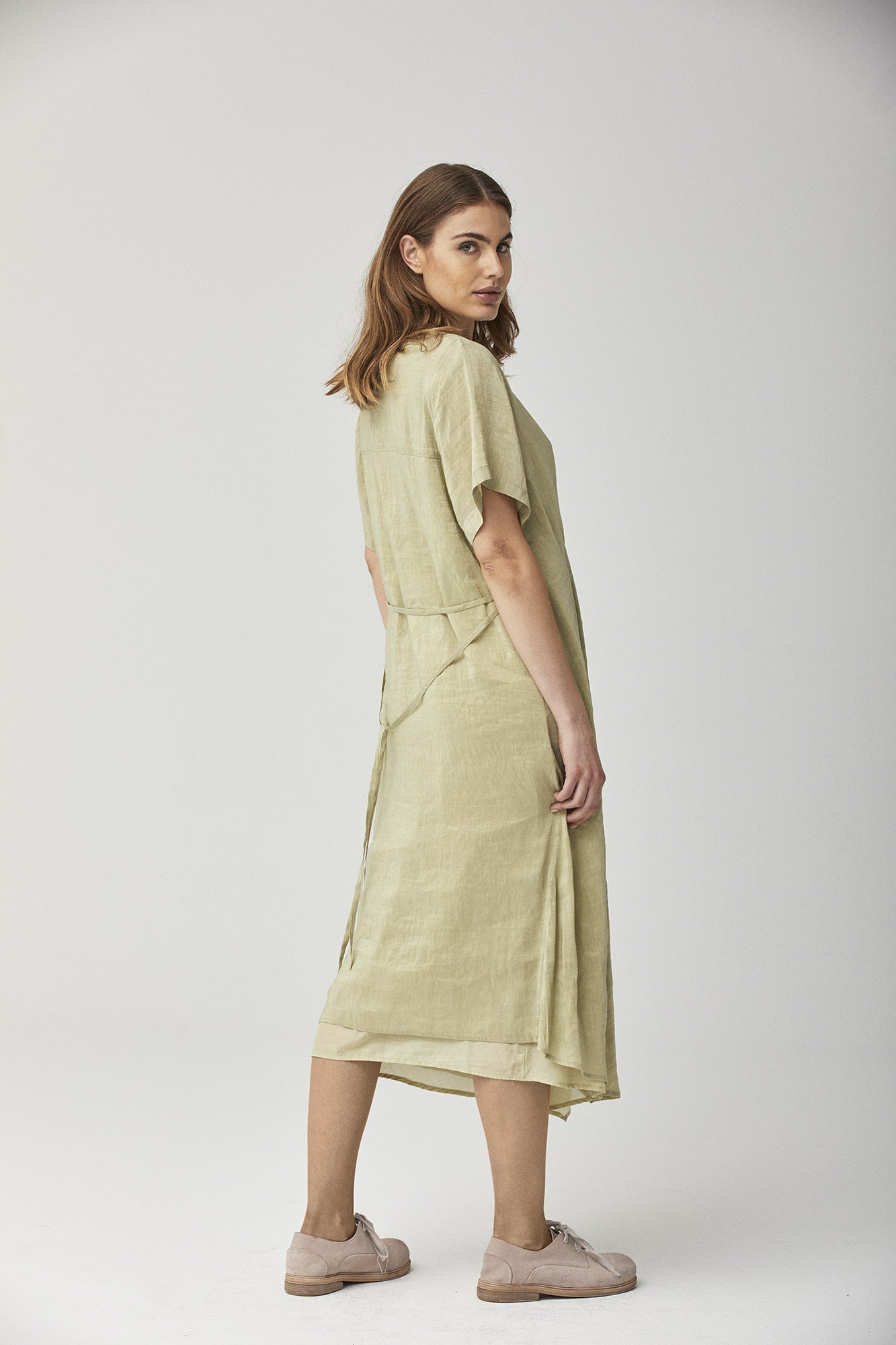 Linen Silk Dress