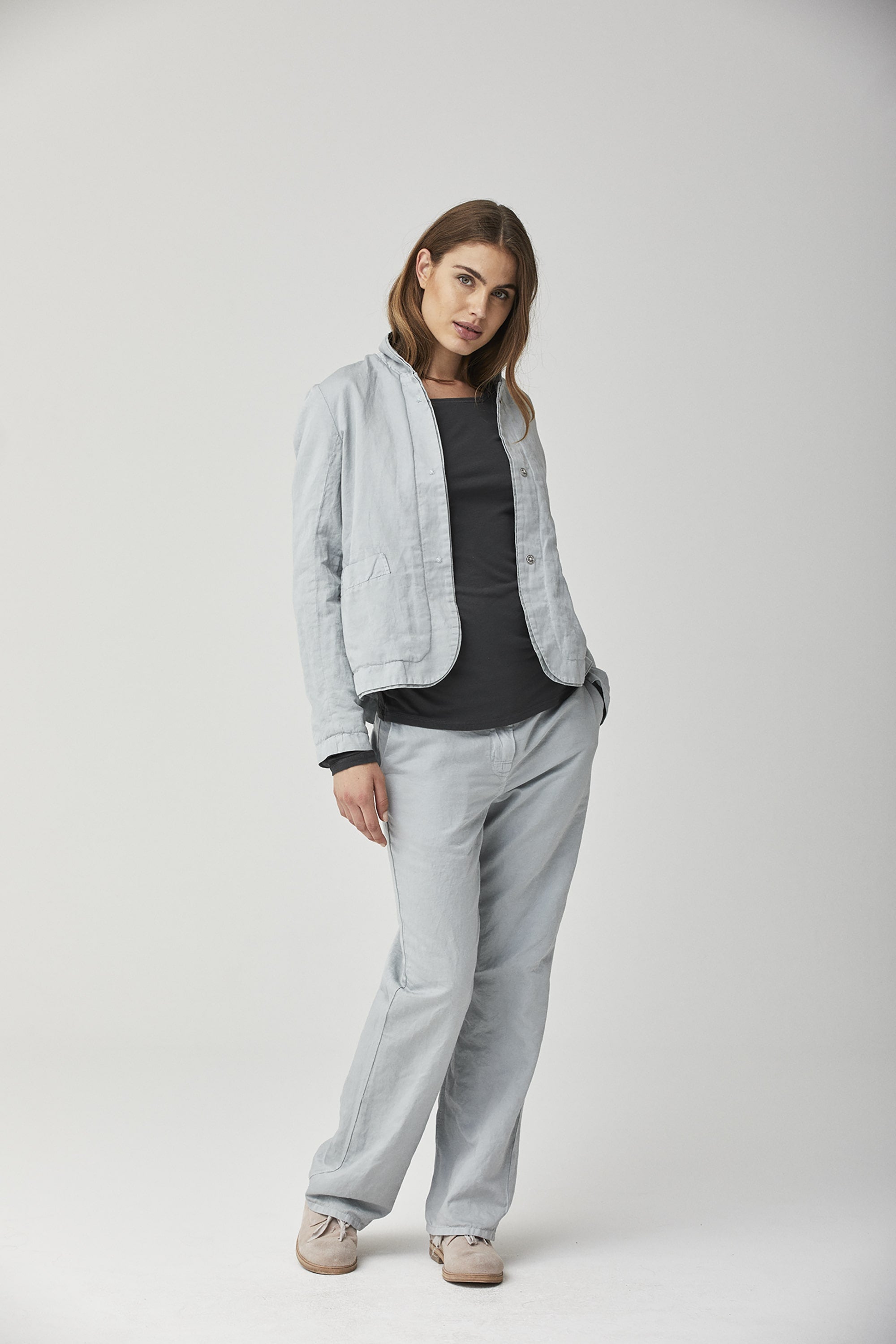 Cotton Linen Blazer