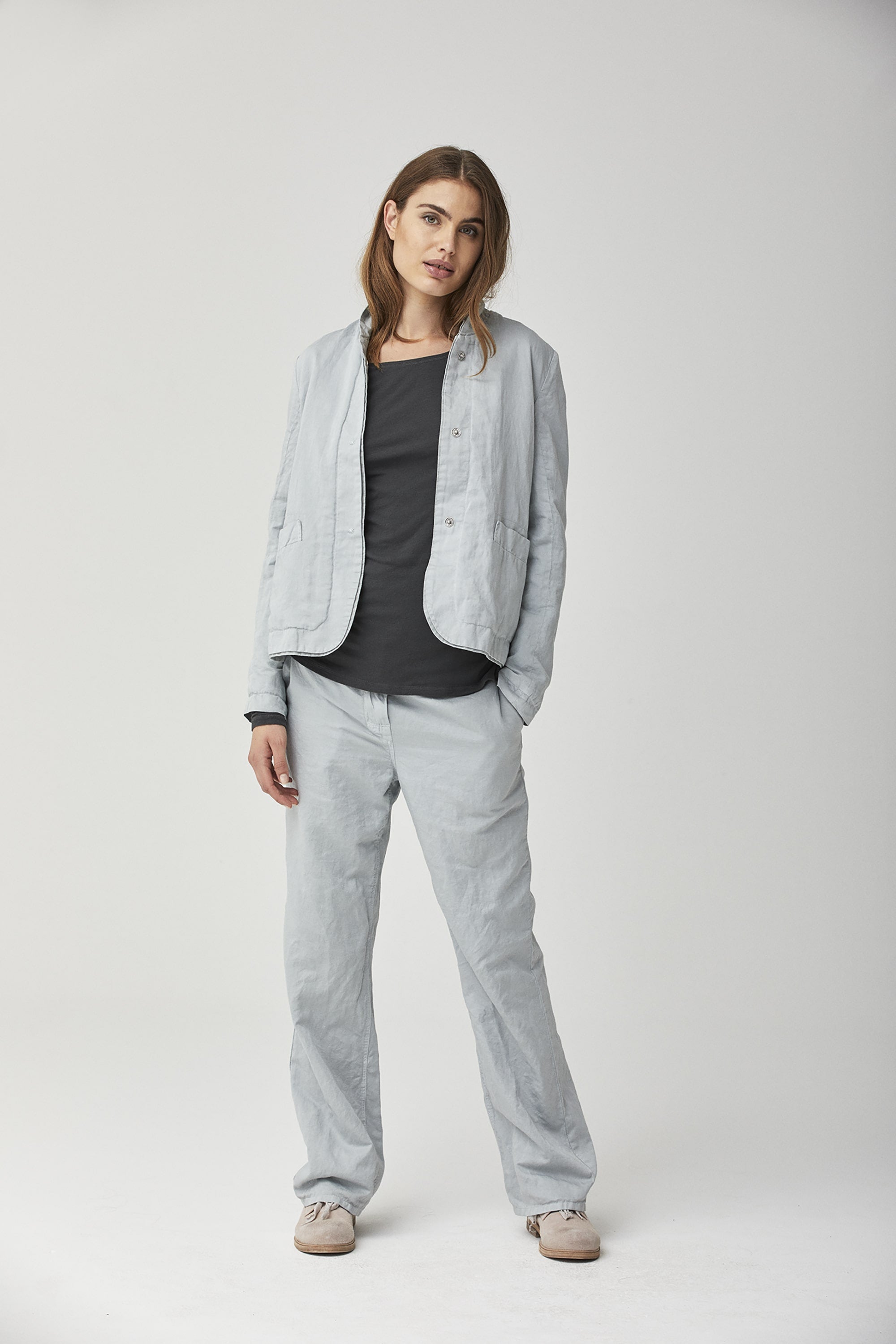 Cotton Linen Blazer