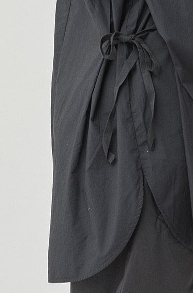 Cotton Stretch Tie Shirt