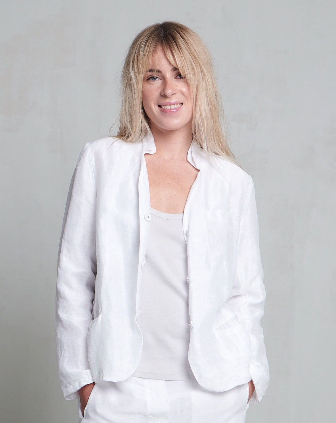 Linen Silk Blazer