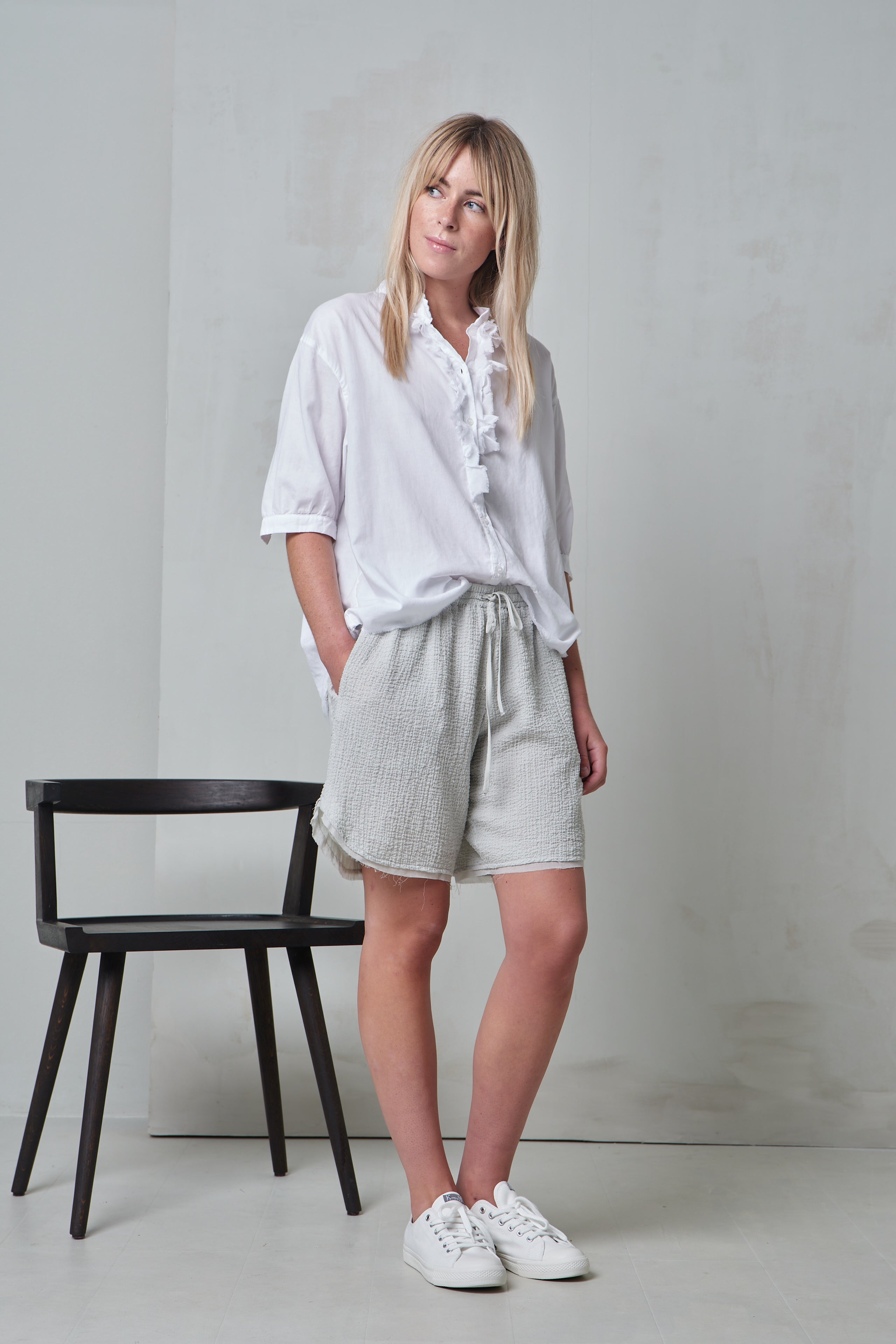 Cotton Frill Shirt