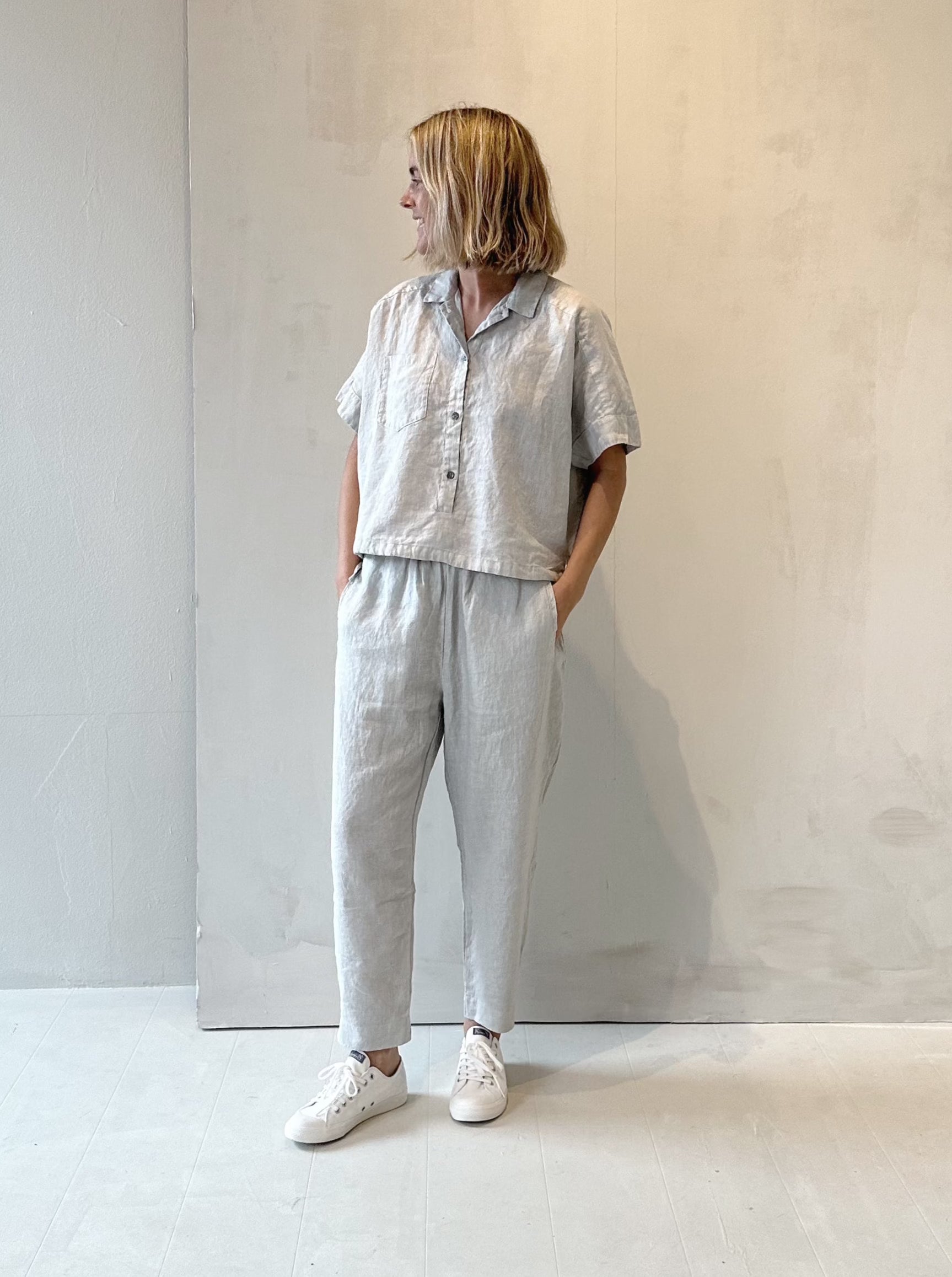 Linen Shirt Top