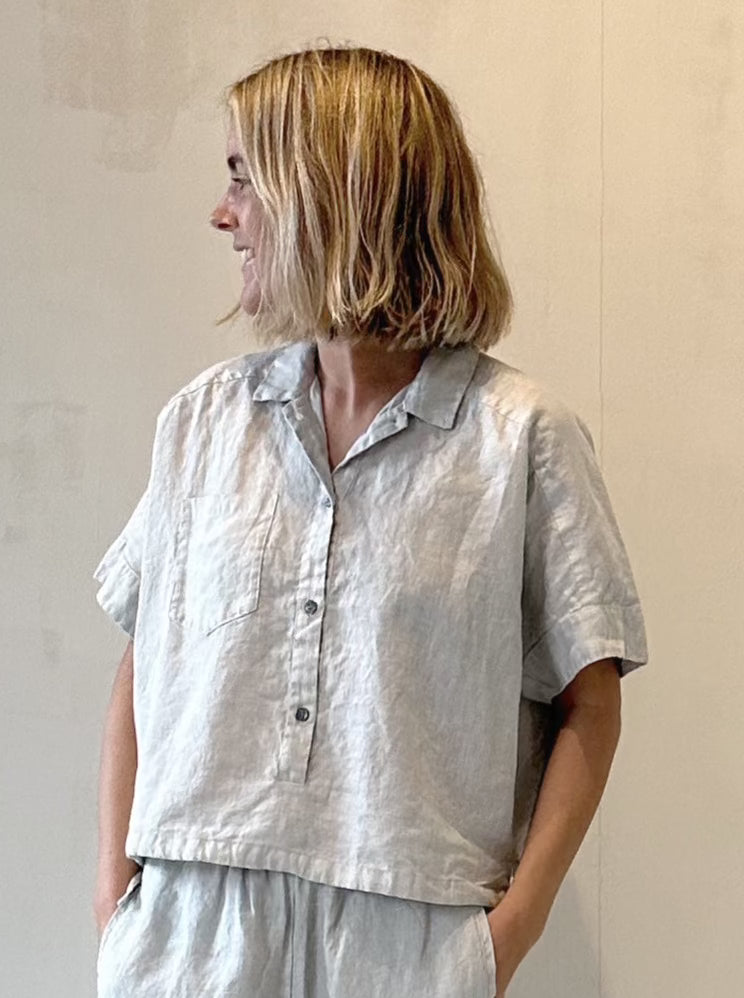 Linen Shirt Top