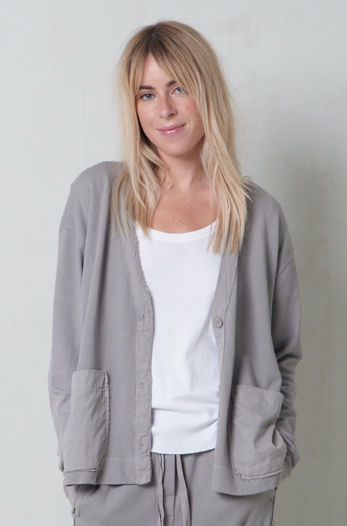 Light Sweat Cardigan