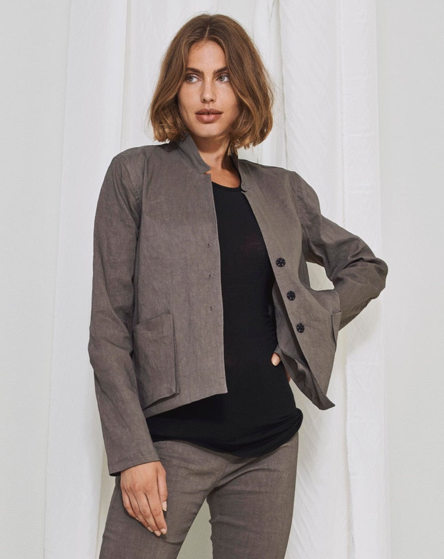 Linen Stretch Jacket