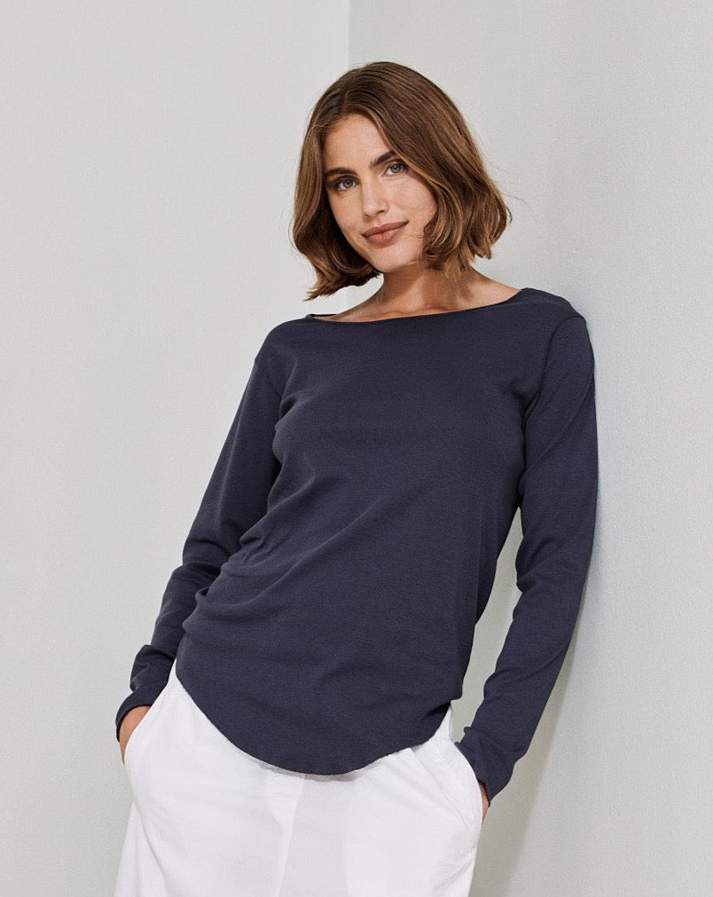 Cotton Rib L/S Tee