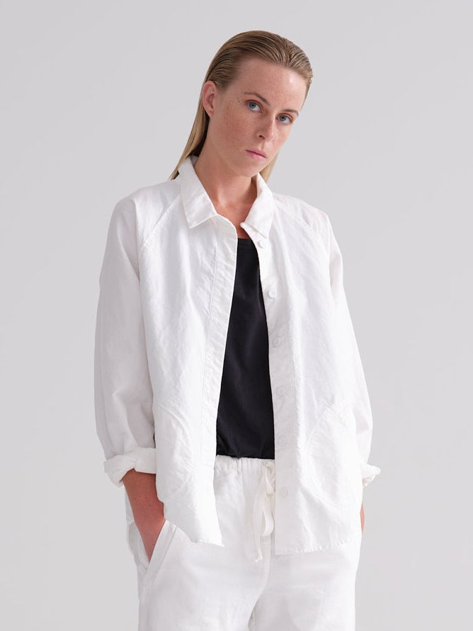 Cotton Hemp Shirt Jacket