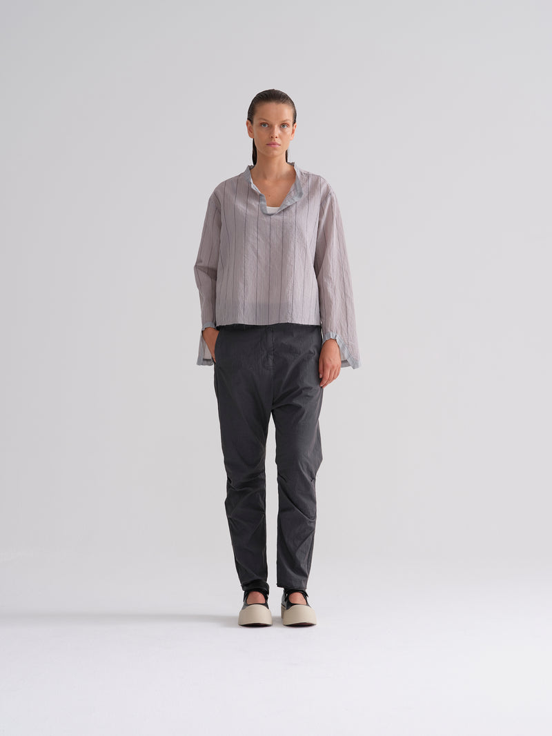 Striped Cotton Blouse