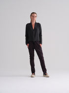 Cashmere Zip Cardigan