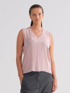 Silk V-top