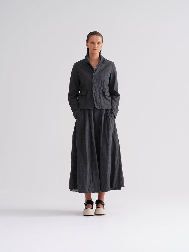 Crinkled Cotton Skirt