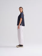 Crinkled Cotton Pants