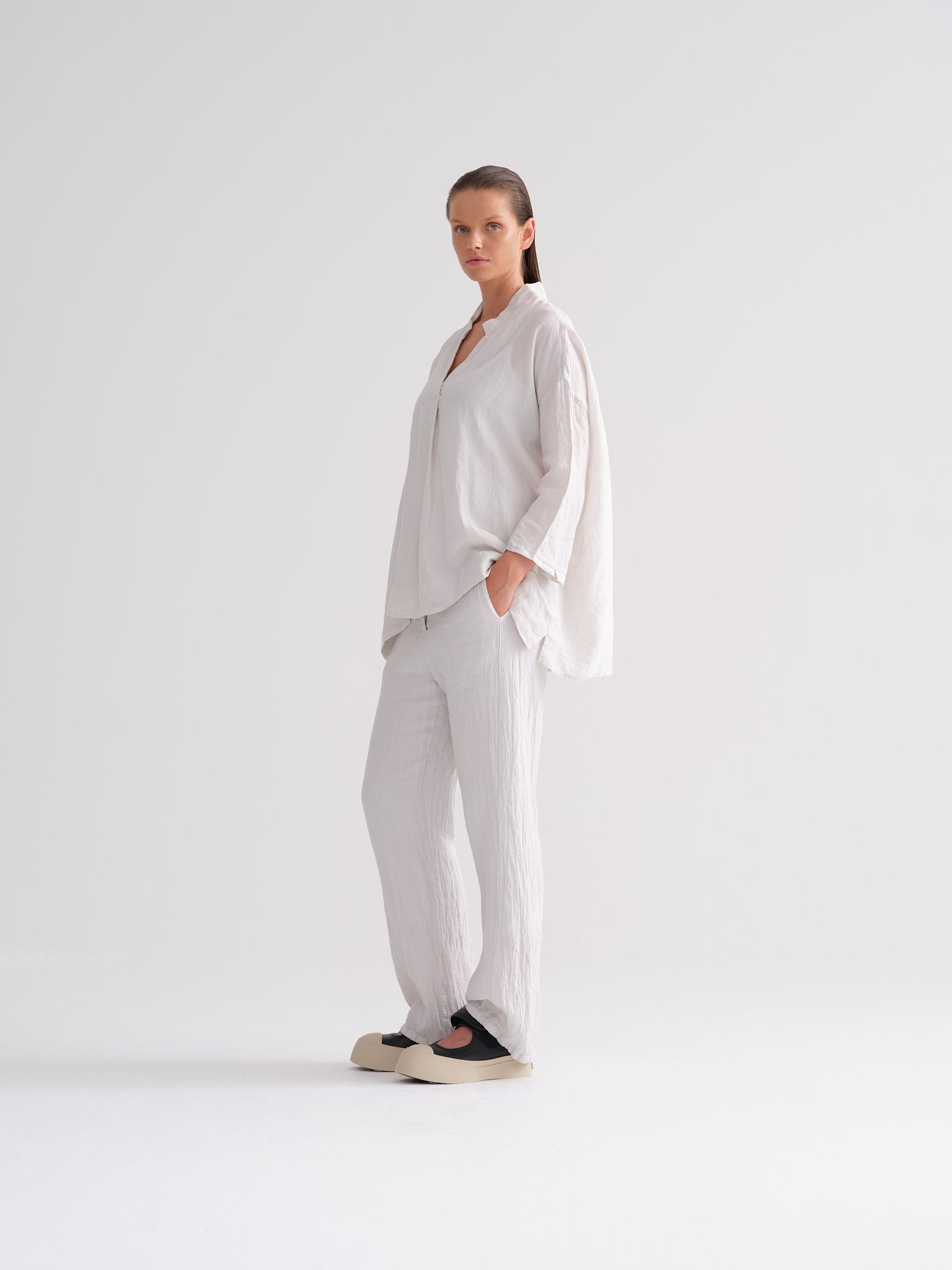 Wide Linen Pants