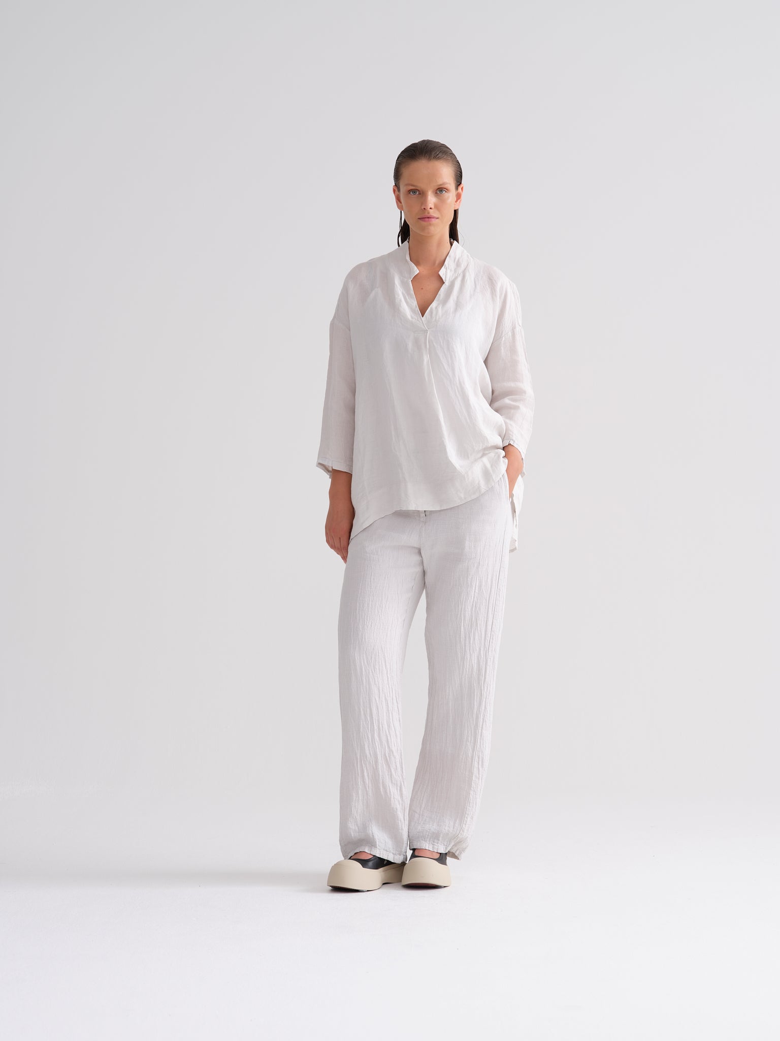 Wide Linen Pants