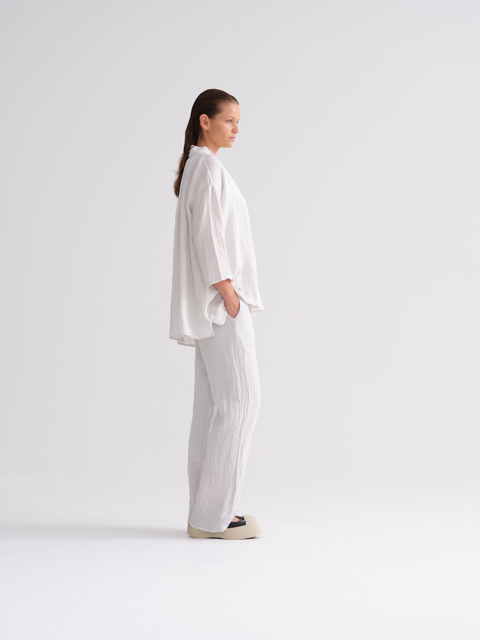 Wide Linen Pants