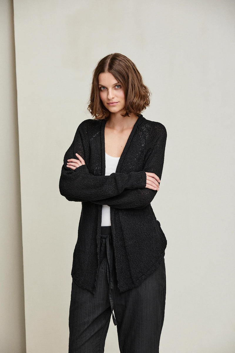 Cotton Linen Silk Cardigan