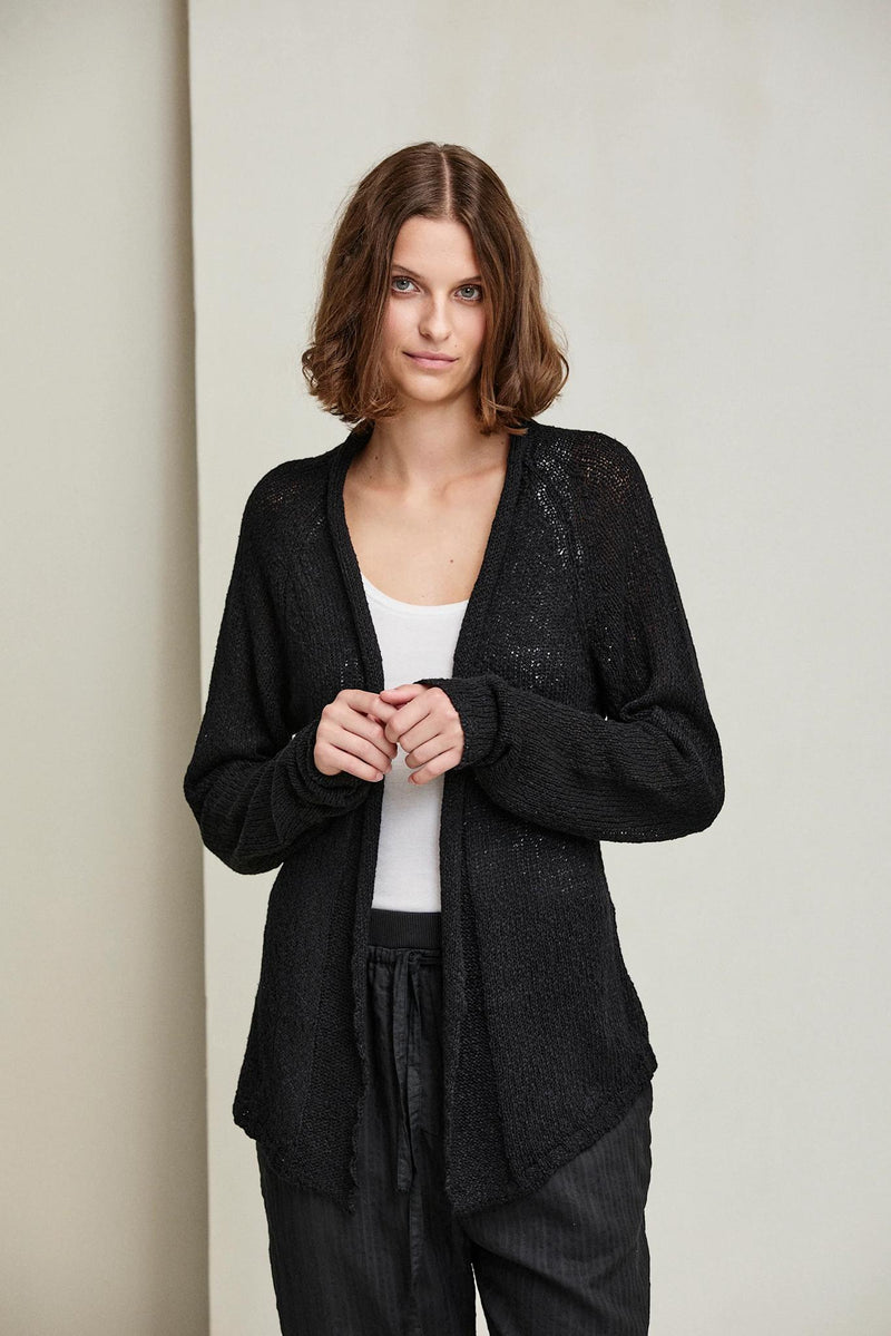 Cotton Linen Silk Cardigan