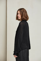 Cotton Linen Silk Cardigan