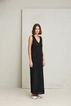 Cotton Linen Silk Dress