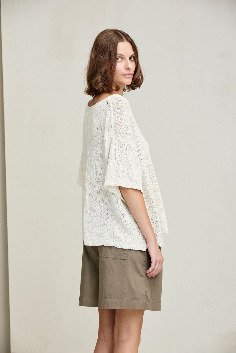 Cotton Linen Silk Tee