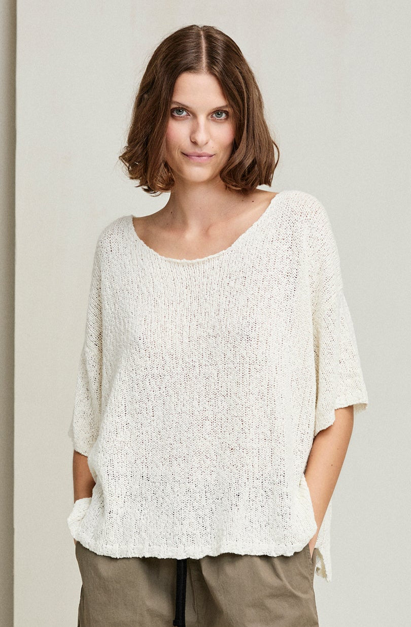 Cotton Linen Silk Tee