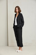 Crinkled Stripe Pants