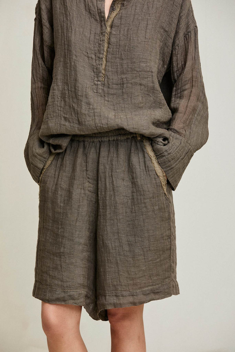 Linen Gauze Shorts
