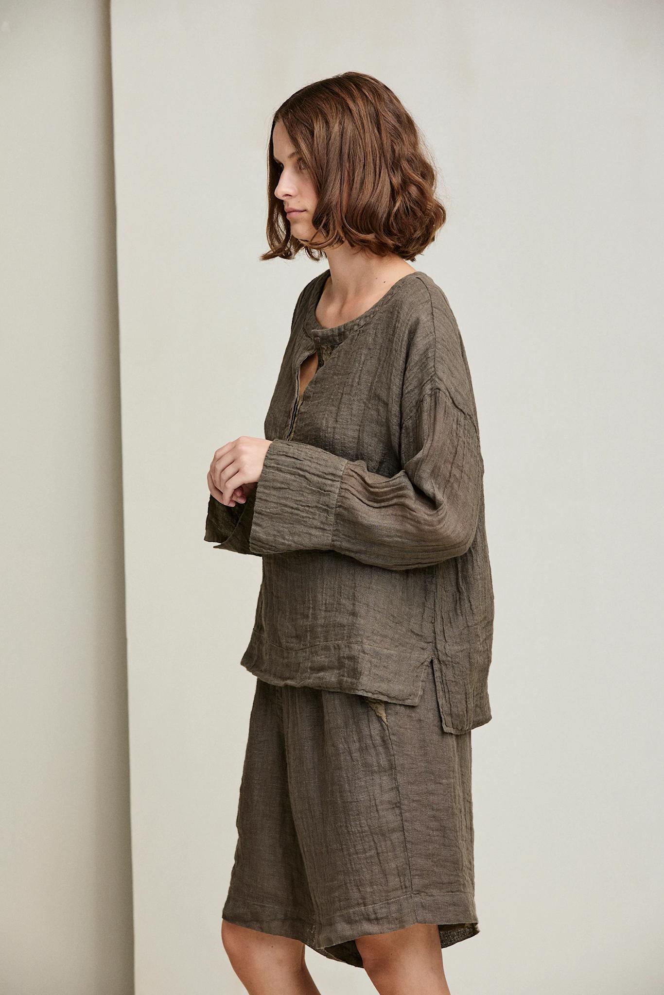 Linen Gauze Shorts