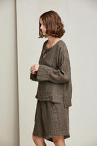 Linen Gauze Shorts