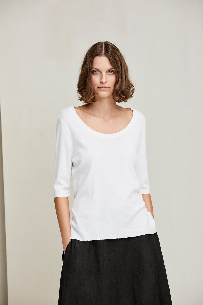 Cotton Rib T-shirt