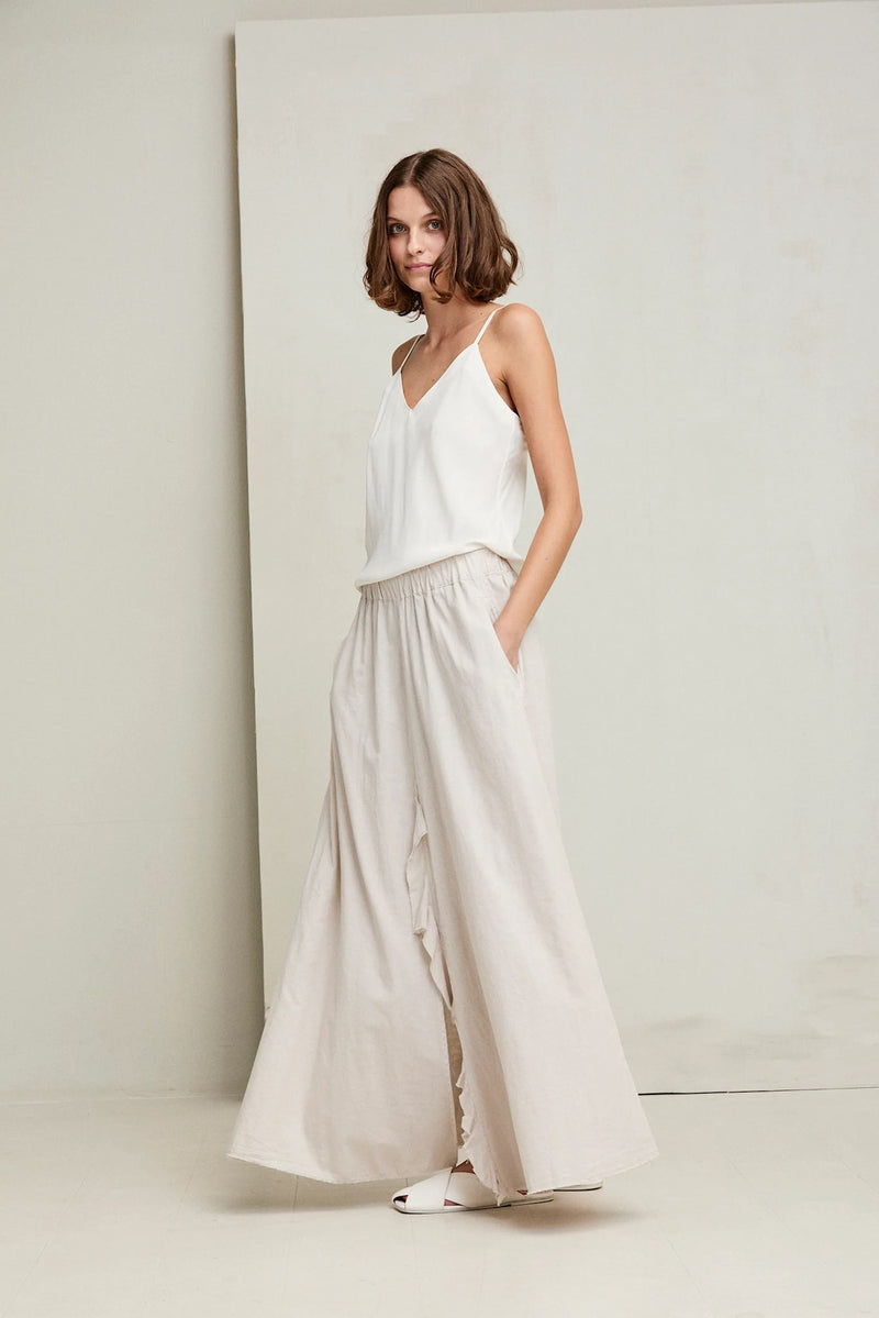 Silk Satin Strap Top