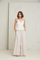 Silk Satin Strap Top