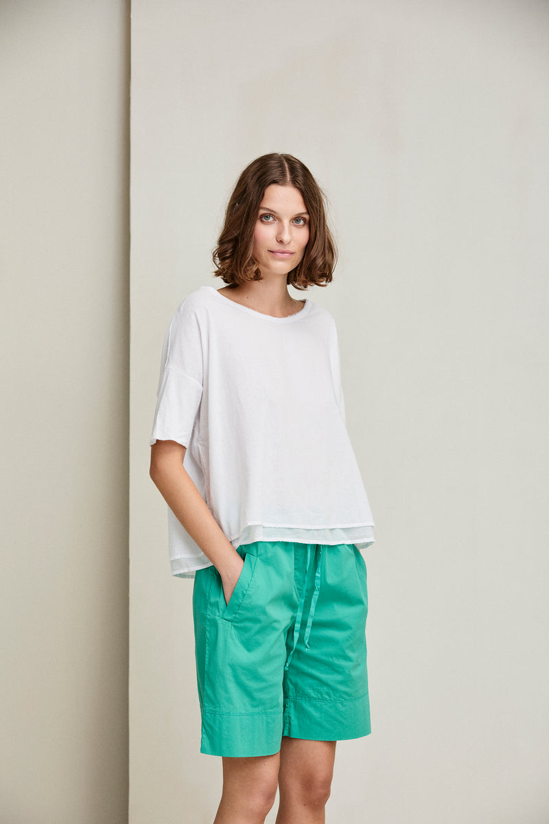 Basic Cotton Tie Short