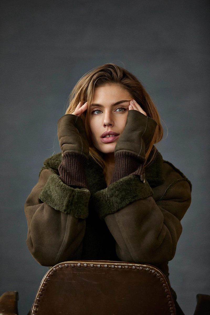 Shearling Wrist Warmers